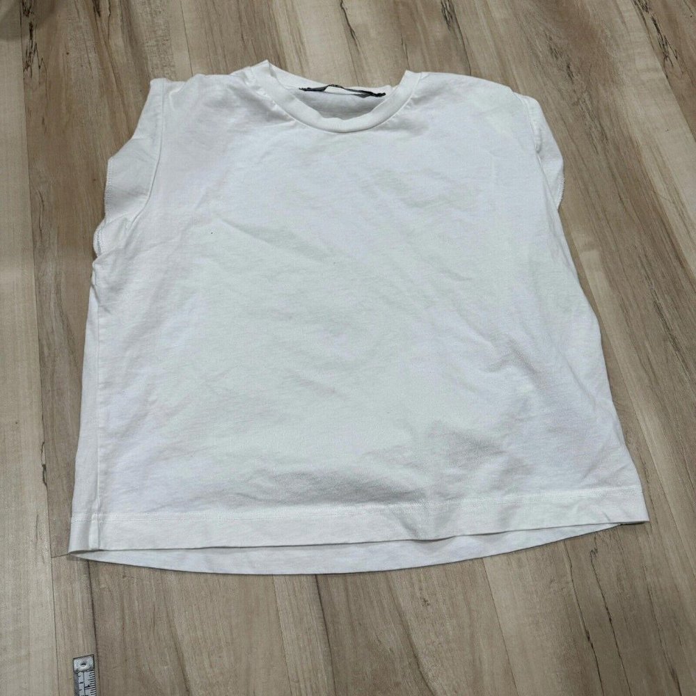 Women’s Bimba Y Lola Tshirt White Tank Top Large L